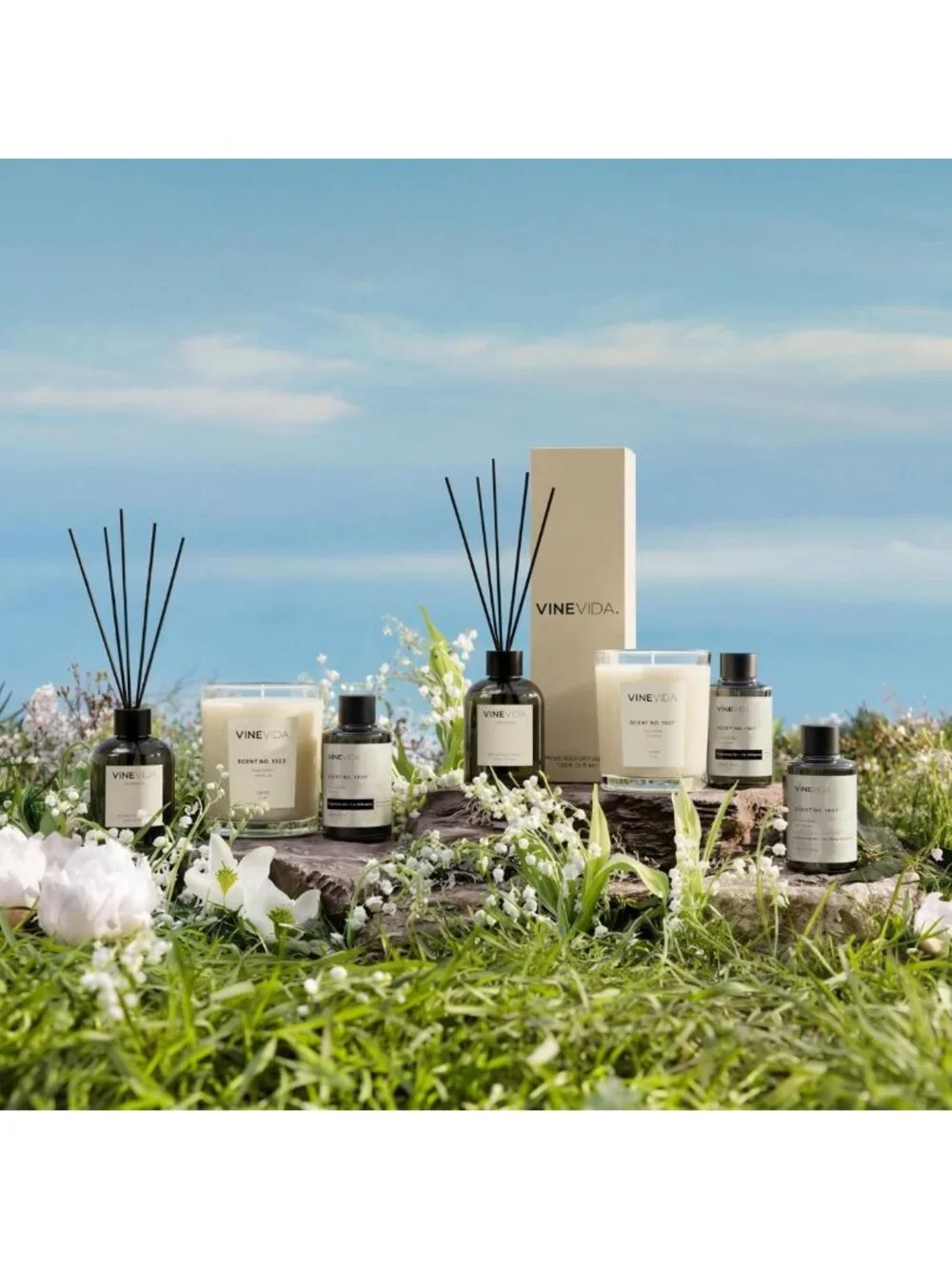 Lavender Vanilla Reed Diffuser Set | Long-Lasting Home & Bathroom Fragrance